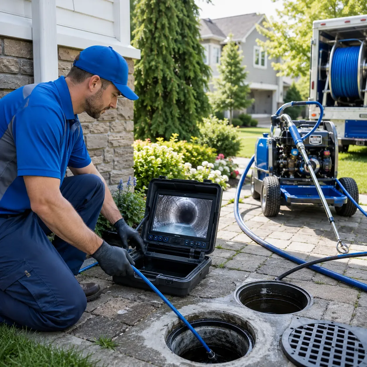 Outdoor drain cleaning professionals serving Cottonwood Falls, KS