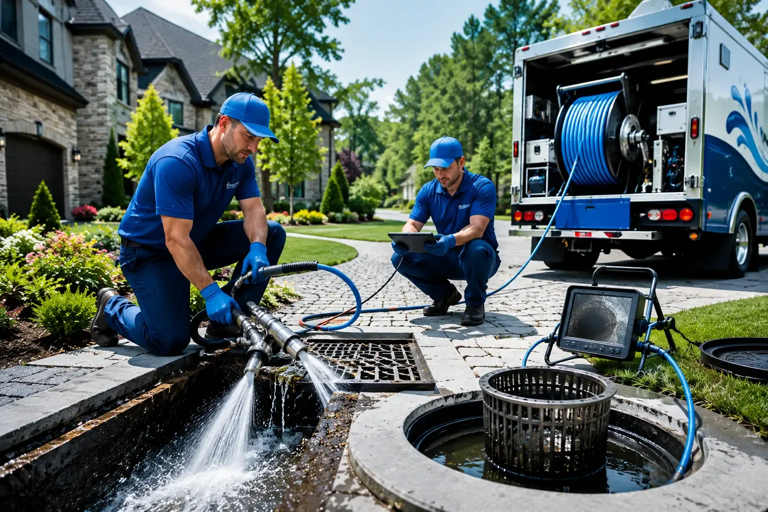 Local outdoor drain cleaning professionals in Cottonwood Falls, KS